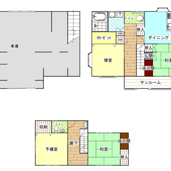 (間取) (間取)